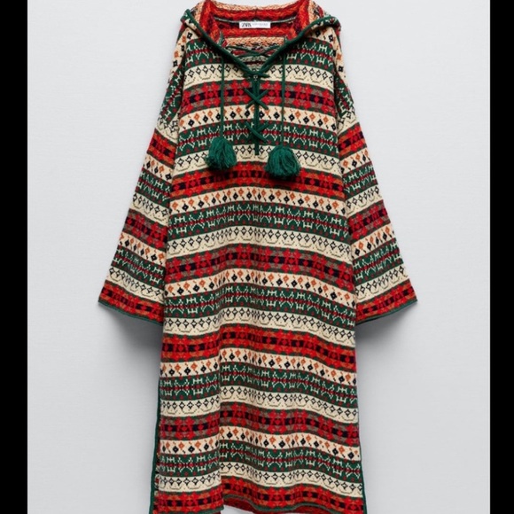 Zara Holiday sweater tunic - Picture 1 of 5